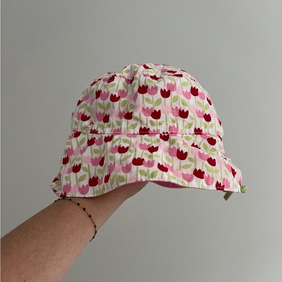 Vintage Gymboree 2003 Bucket Hat, Tip Toe Tulips - Picture 1 of 2